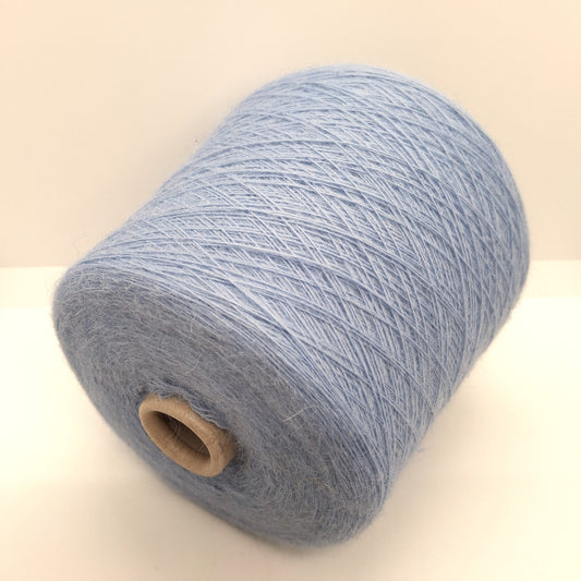 Alpaca Superfine Merino filato italiano colore Azzurro N.667