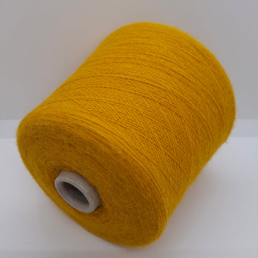 Alpaca Superfine Merino filato italiano colore Giallo Ocra N.672