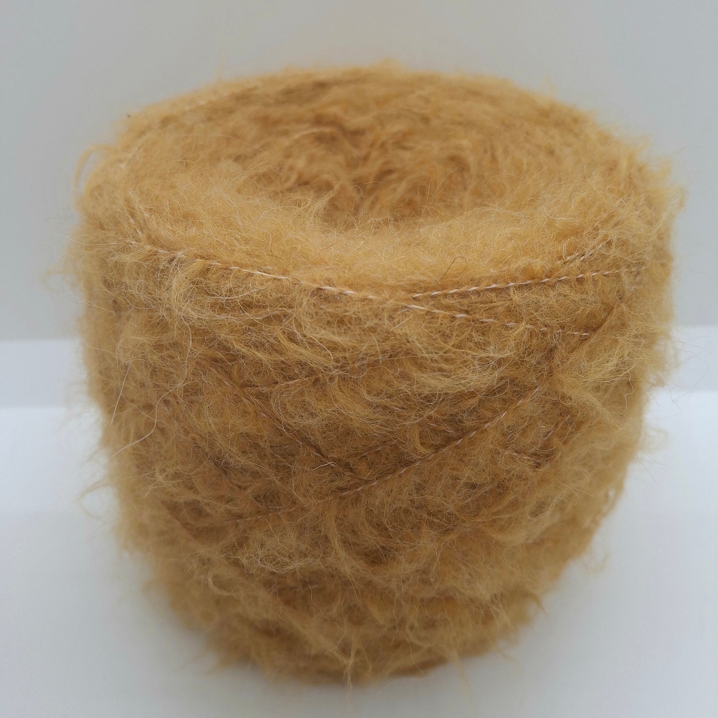 100g Alpaca Superfine Brushed Italian yarn color Ochre Mustard N.690