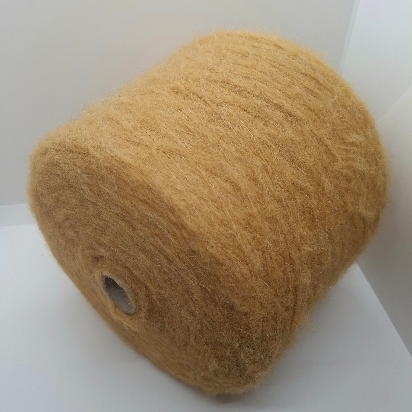 100g Alpaca Superfine Brushed Italian yarn color Ochre Mustard N.690