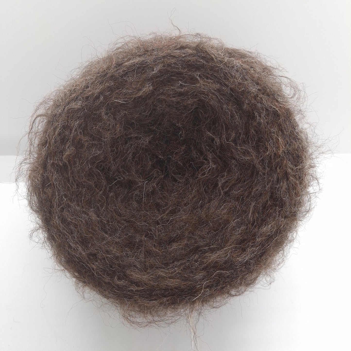 100g Alpaca Superfine Brushed Italian yarn color Brown N.689