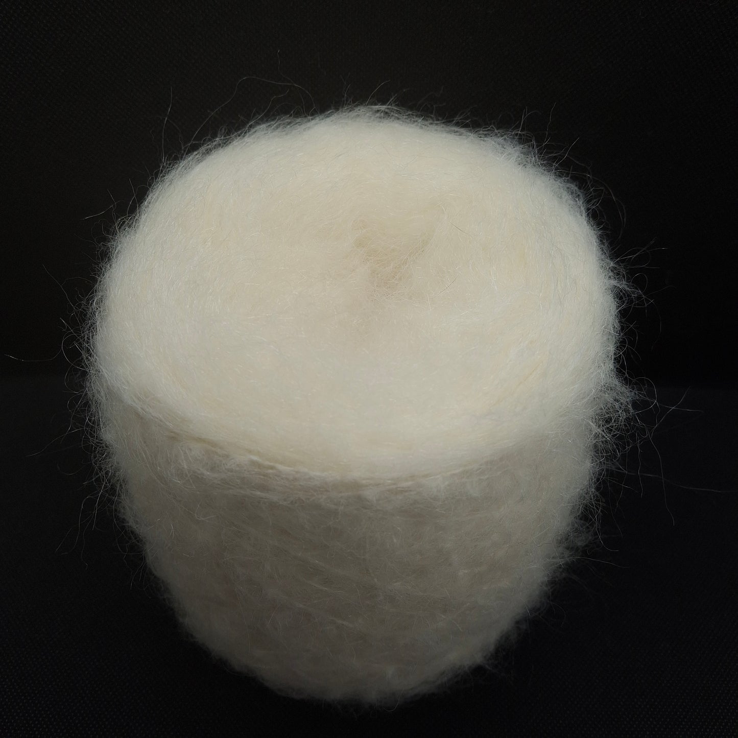 100g Mohair soft Italian yarn color Cream White N.697