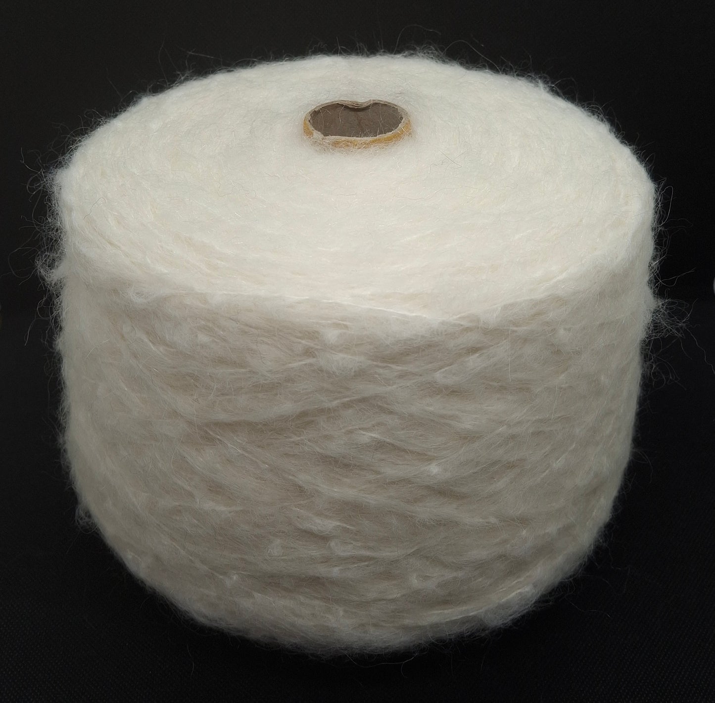 100g Mohair soft Italian yarn color Cream White N.697