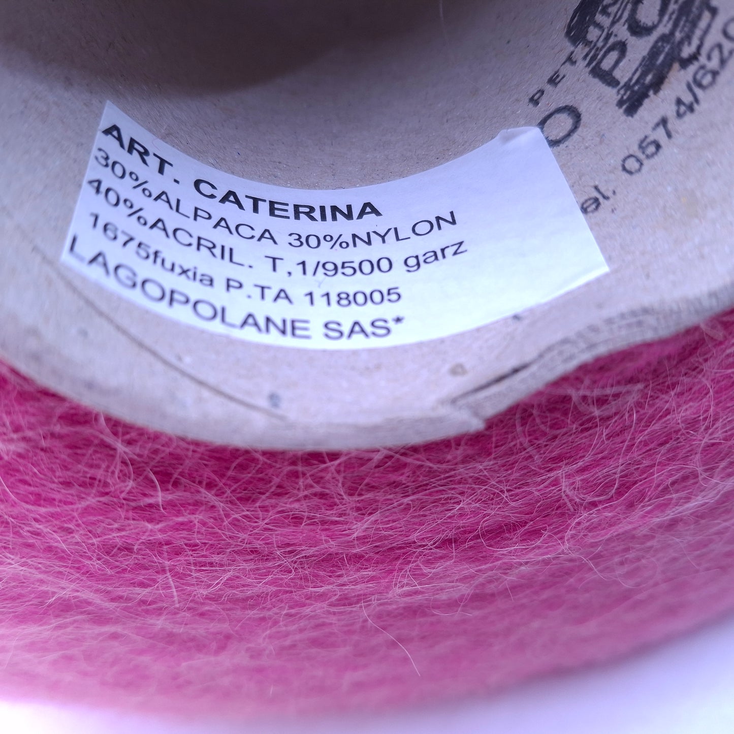 100g Børstet Alpaca blødt italiensk garn farve Cyclamen Pink N.705