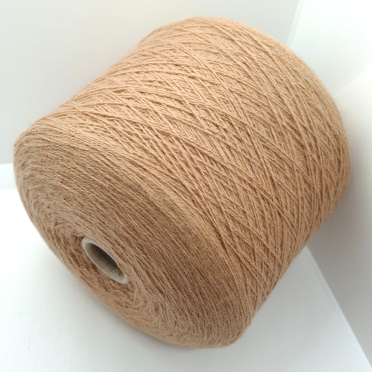 Hilado fino italiano de lana merino de cachemira color beige N.716