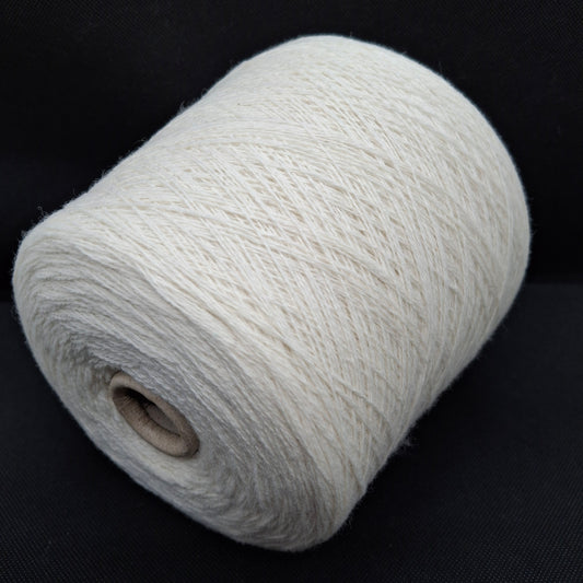 Cashmere Lana Merino Fine filato italiano colore Bianco N.719