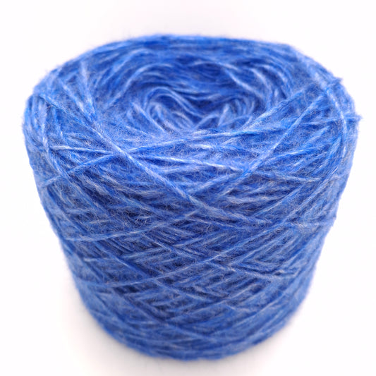 100g de fil italien doux extra fin mérinos couleur Blue Mélange N. 721