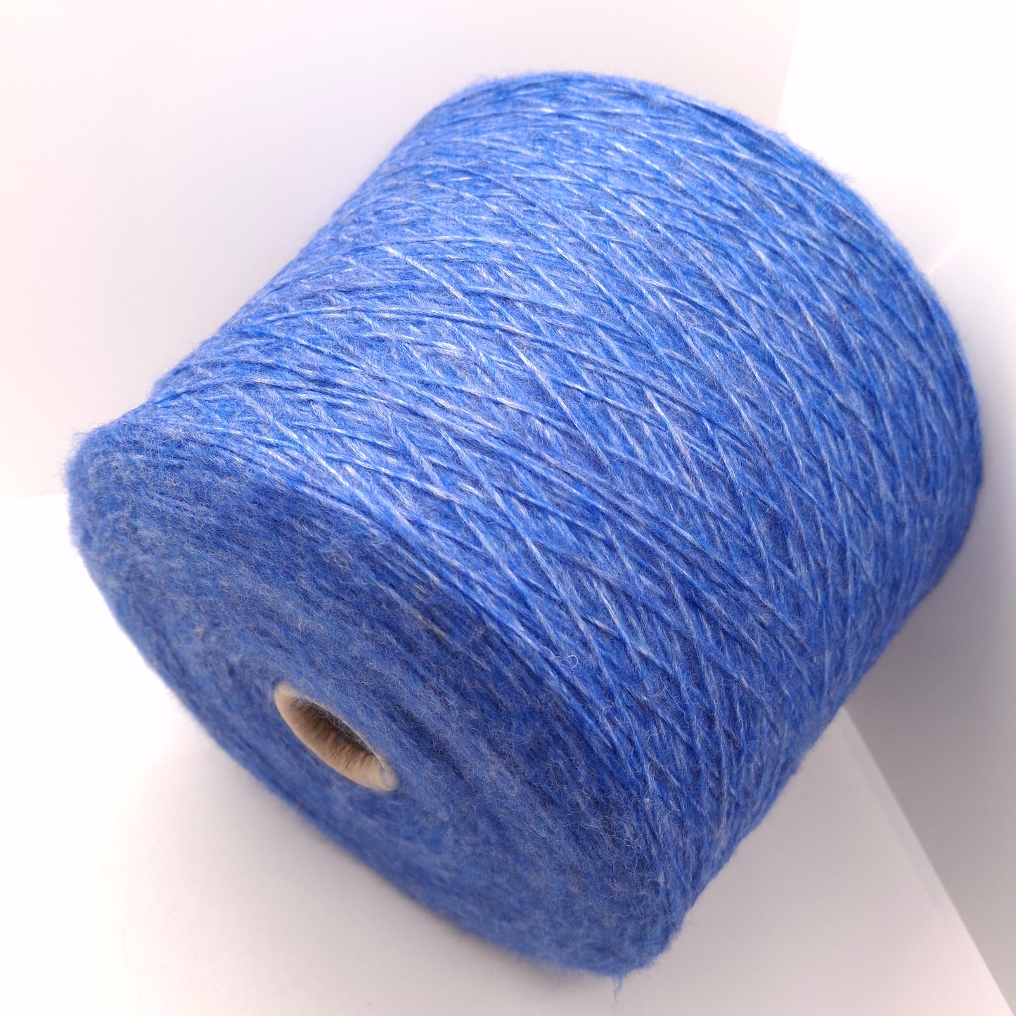 Hilo italiano suave Merino Extrafine de 100 g color Azul Mélange N.721