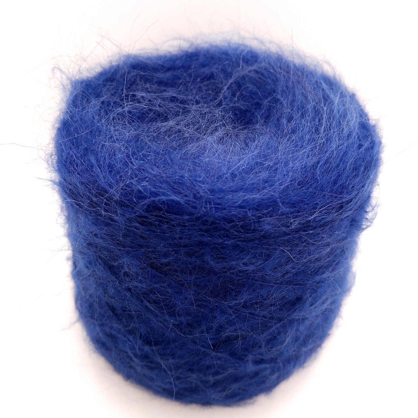 100g Mohair blødt italiensk garn farve Intense Blue N.752