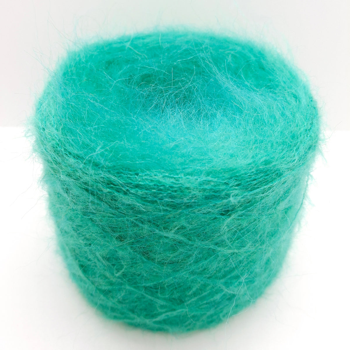 100g Brushed Alpaca soft Italian yarn, Acid Green color N.1358