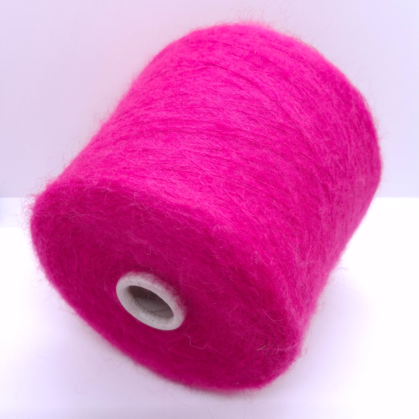 Hilo italiano suave Kid Mohair de 100 g color rosa fucsia N.751