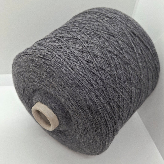 Laine mérinos cachemire fine italienne, mélange gris foncé n° 919