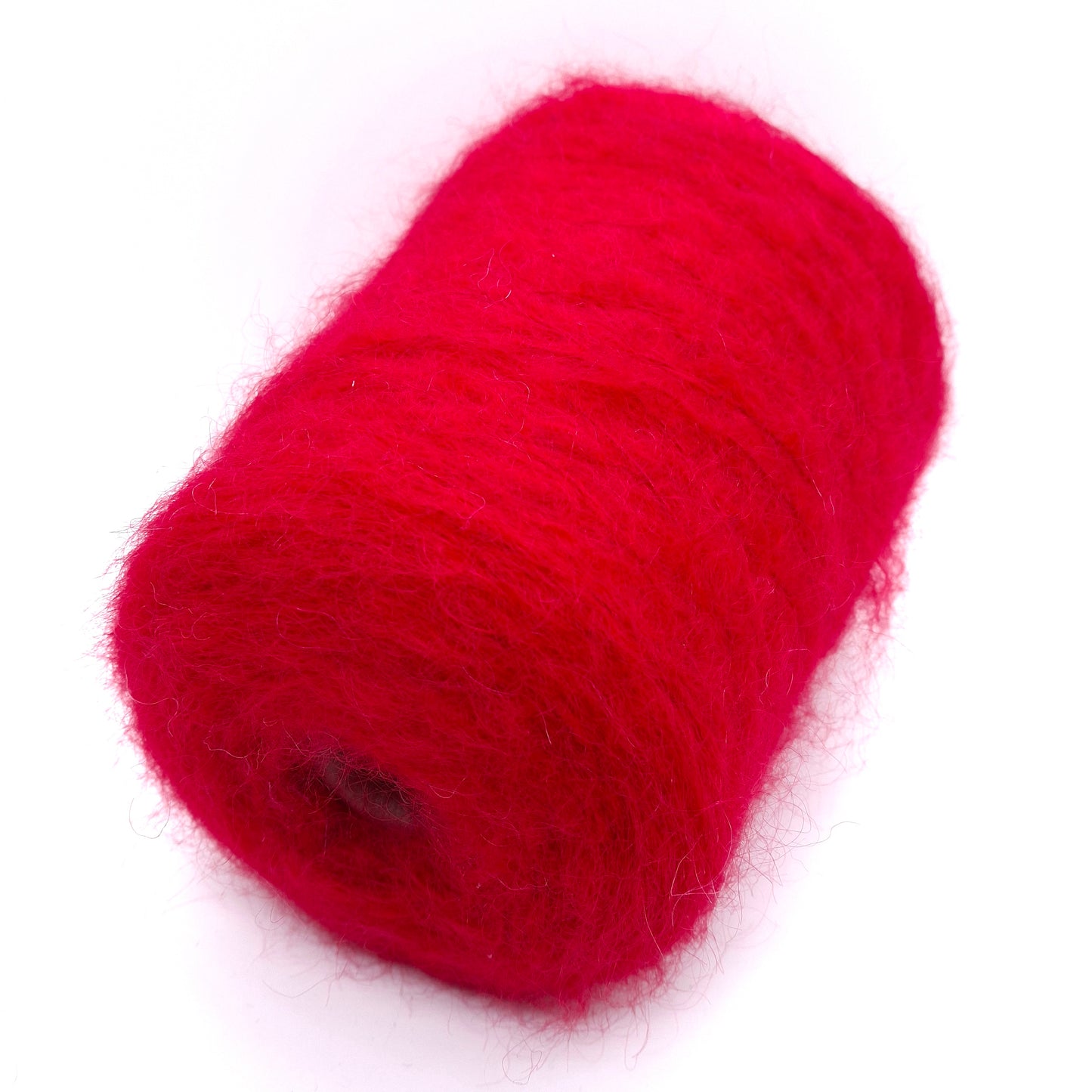 450g Soft Mohair Italian Yarn Color Red N.947