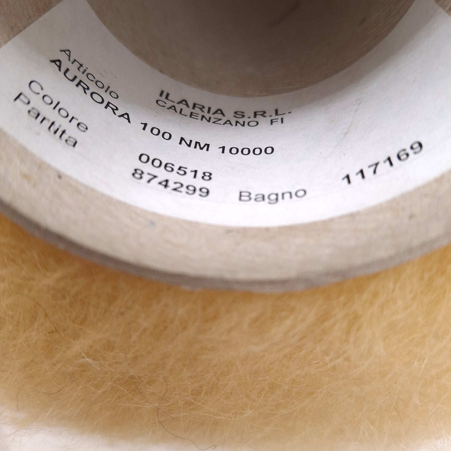 SuperKid Mohair morbido filato italiano colore Beige Miele N.958