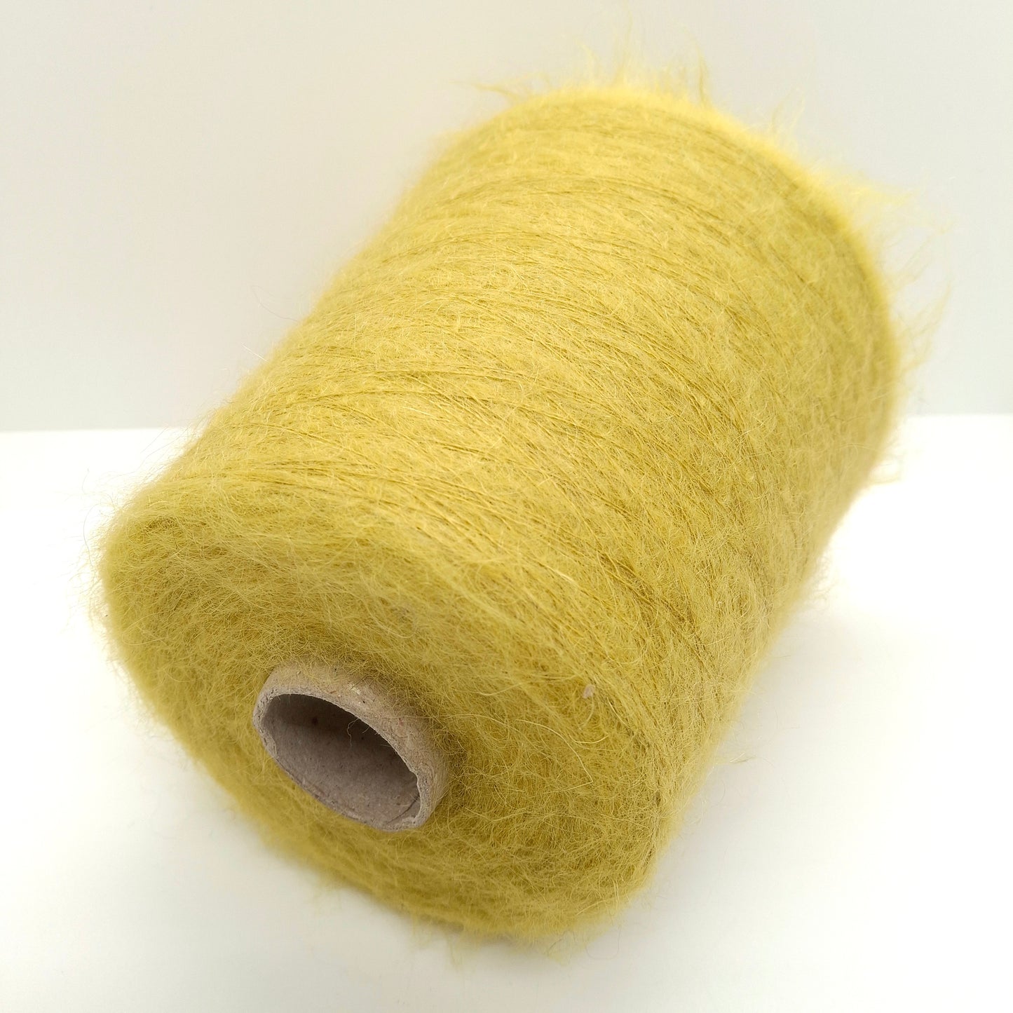 SuperKid Mohair morbido filato italiano colore Giallo Ocra Pallido N.957