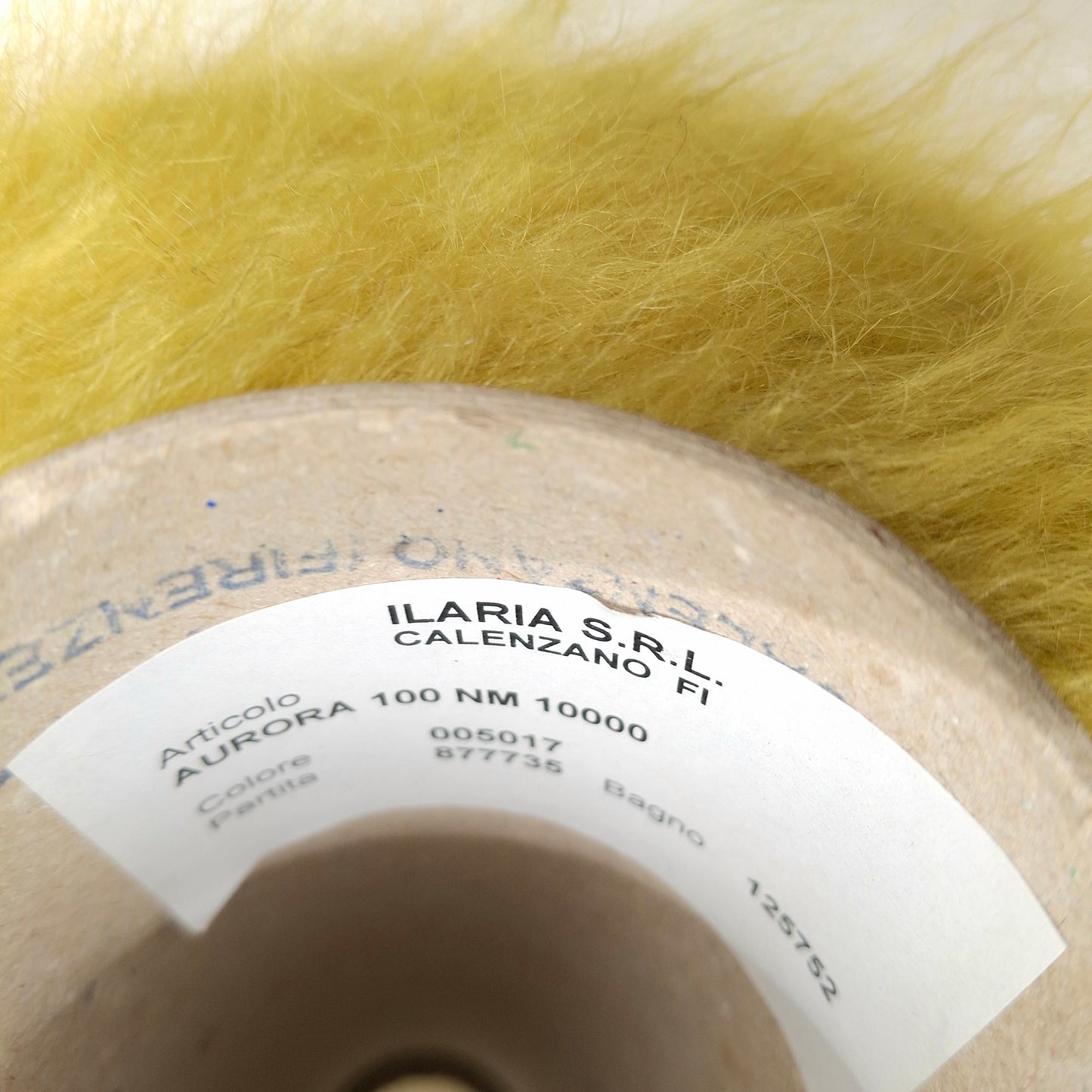 SuperKid Mohair morbido filato italiano colore Giallo Ocra Pallido N.957