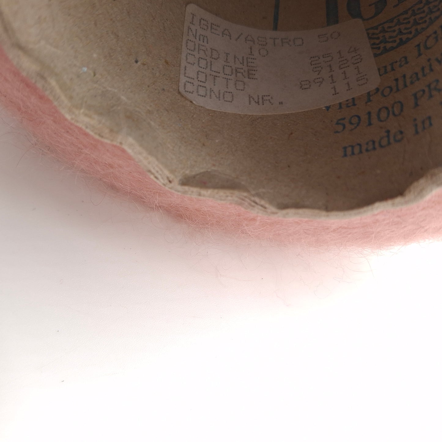 SuperKid Mohair morbido filato italiano colore Rosa Antico N.964