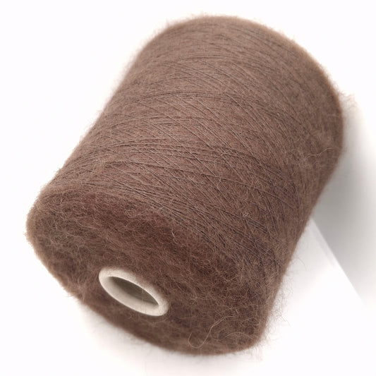 SuperKid Mohair morbido filato italiano colore Marrone Scuro N.960