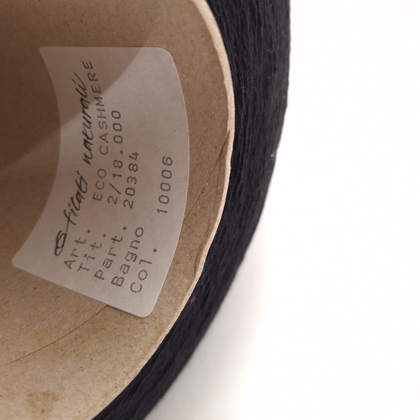 100 g Kaschmir, 100 % italienisches Garn, Farbe Schwarz, Nr. 976