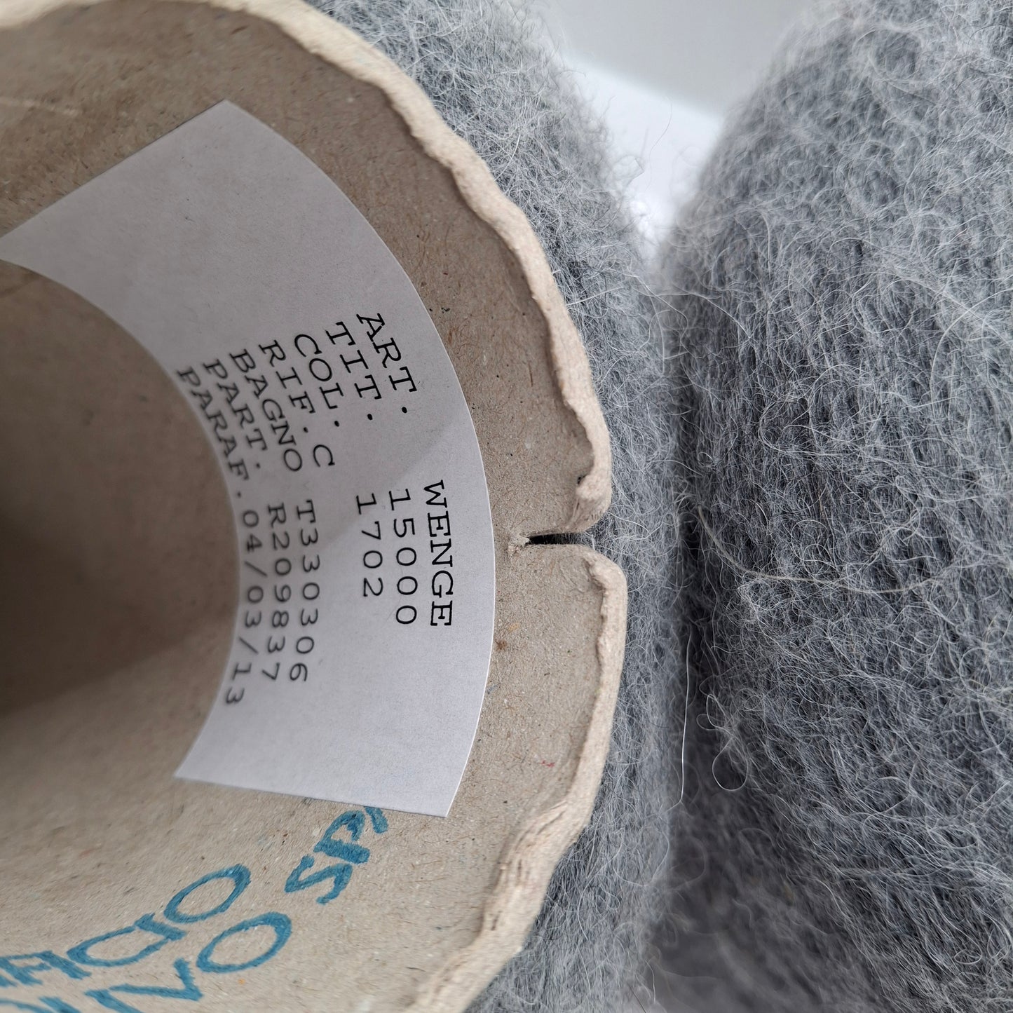 100 g de fil italien doux Baby Alpaga couleur Gris N. 1000