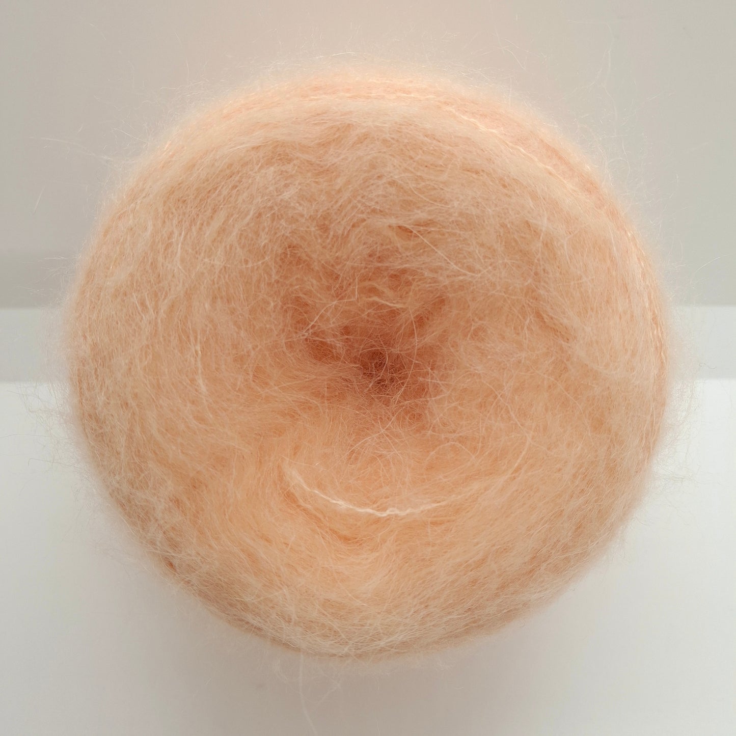 100g Soft Mohair Italian Yarn Color Bleached Orange N.992
