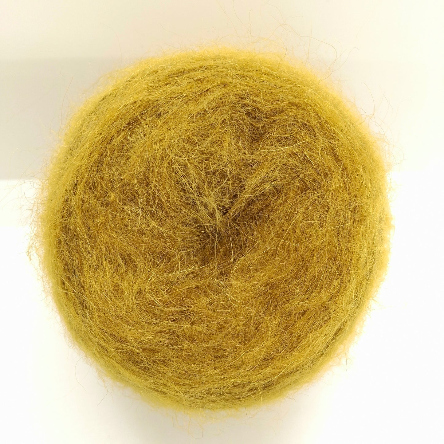 100g Mohair morbido filato italiano colore Senape N.982