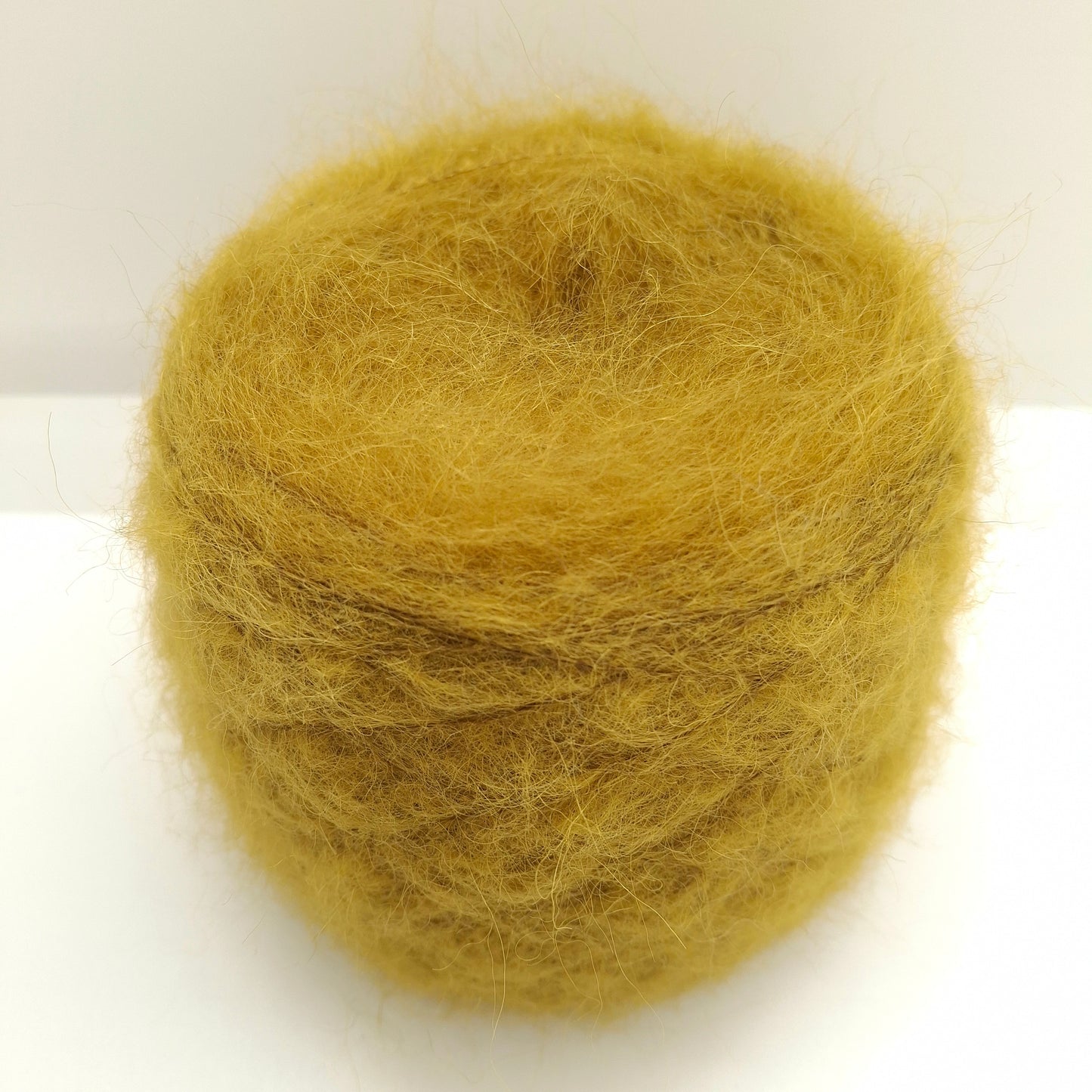 100g Mohair morbido filato italiano colore Senape N.982