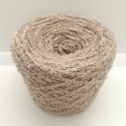 100g Bouclé filato morbido italiano colore Beige N.1015