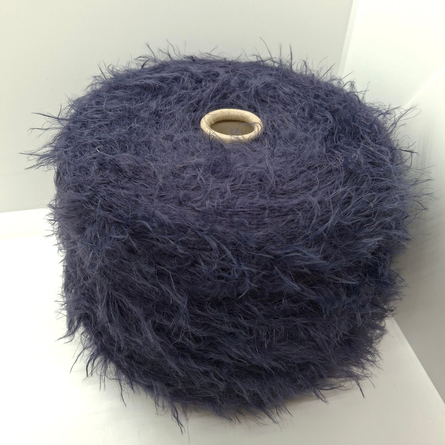 100g Tagliatino Fur Effect Yarn, Dark Blue, No. 1020