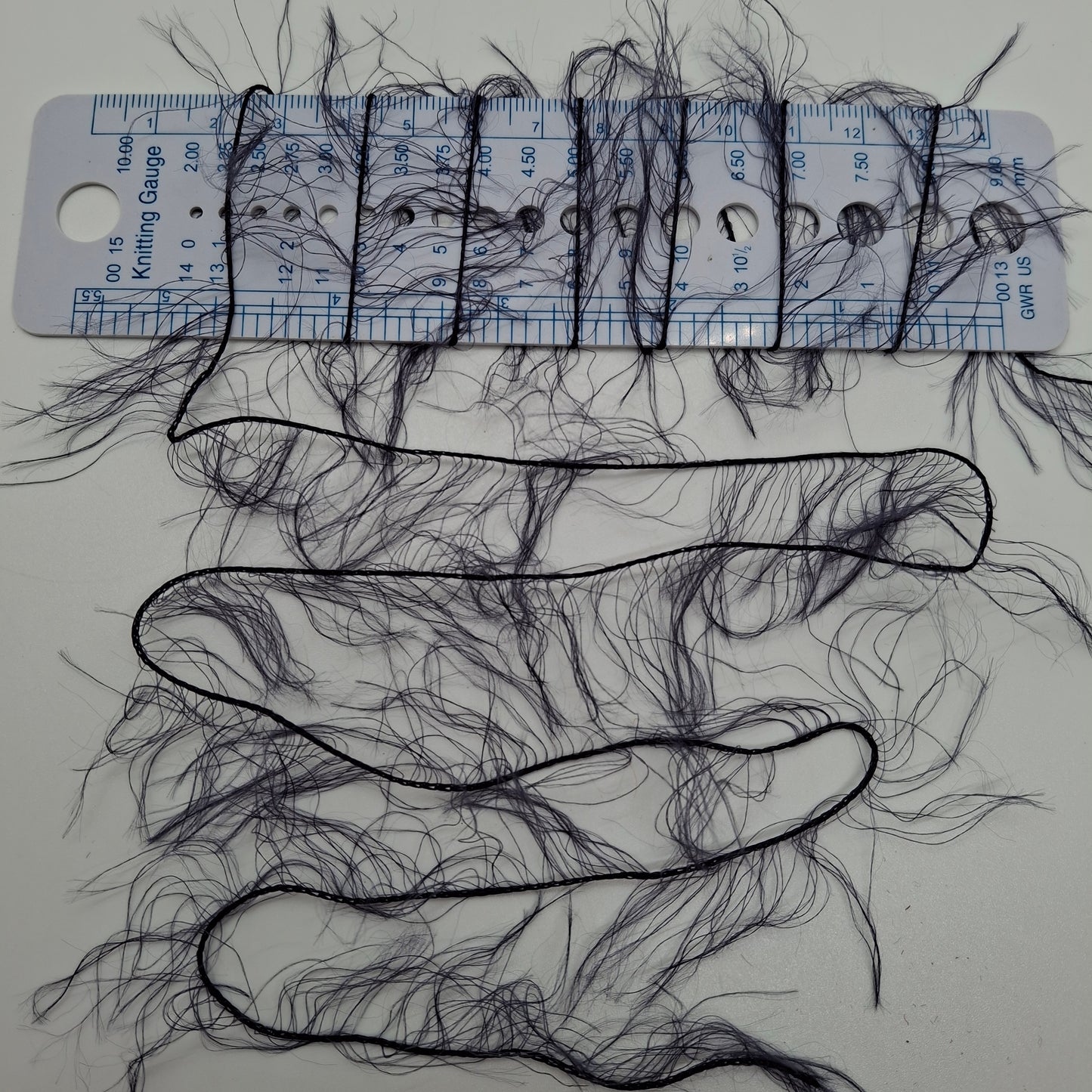 100g Tagliatino Fur Effect Yarn, Dark Blue, No. 1020