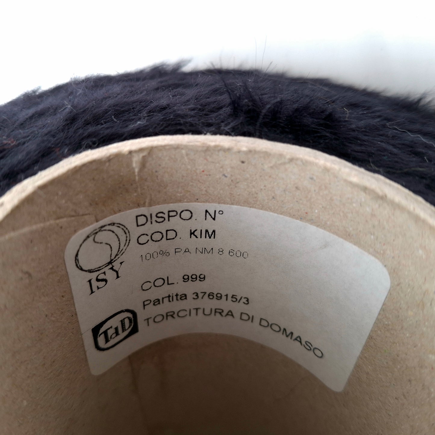 Hilo Tagliatino Efecto Piel 100g Color Negro N° 1021