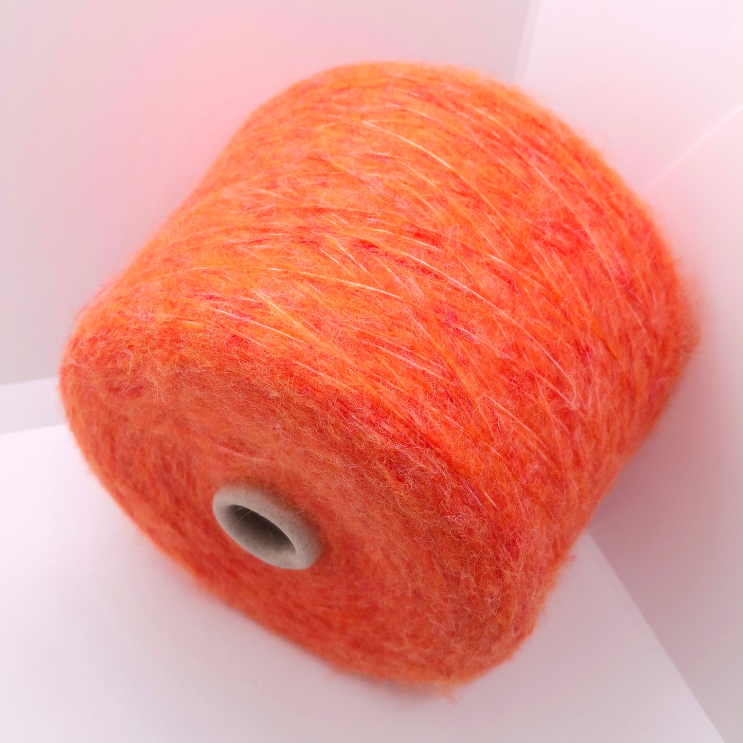 100g Lana Merino filato italiano colore Arancione N.1023