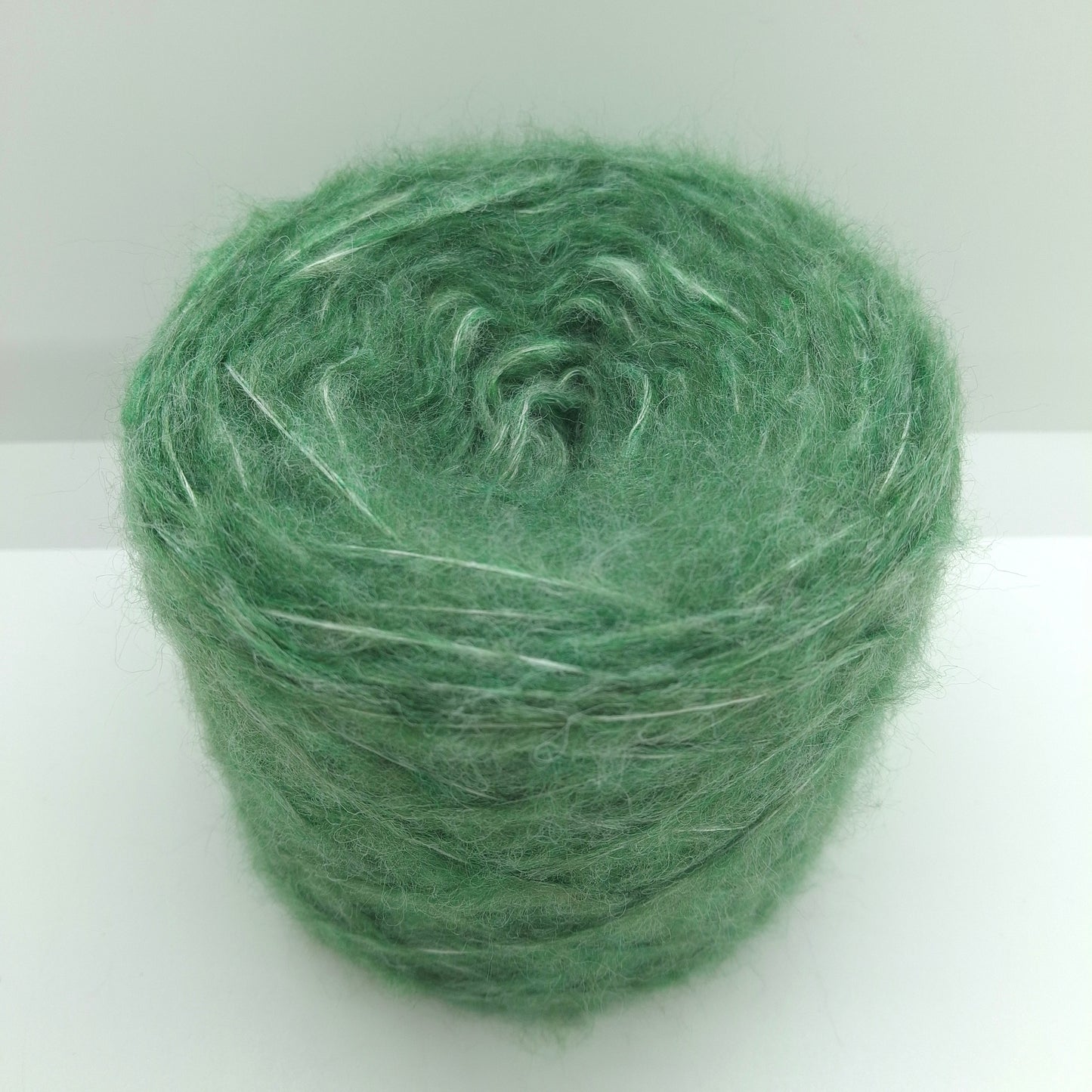100g Lana Merino filato italiano colore Verde Bosco N.1026