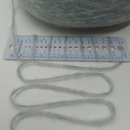 100g Lana Merino filato italiano colore Grigio Azzurro N.1028