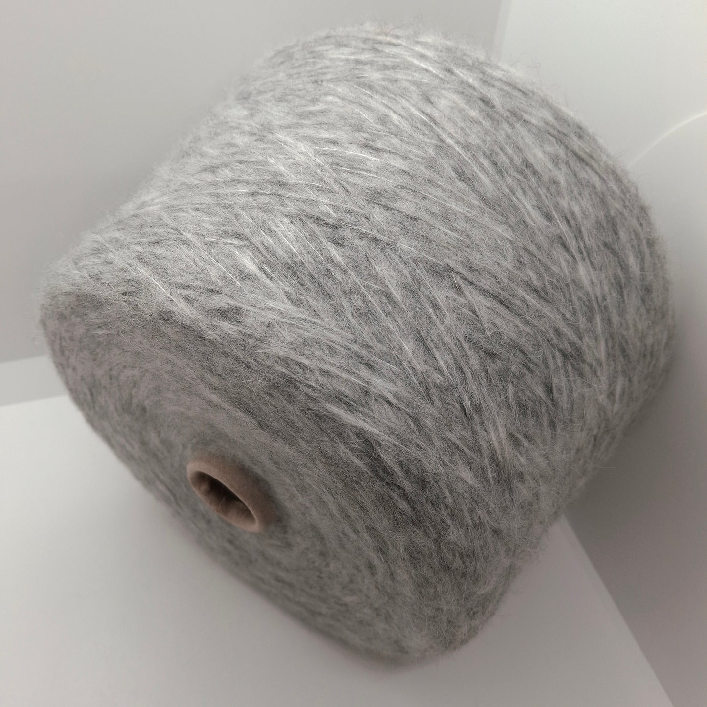 100g Lana Merino filato italiano colore Grigio Bianco N.1029