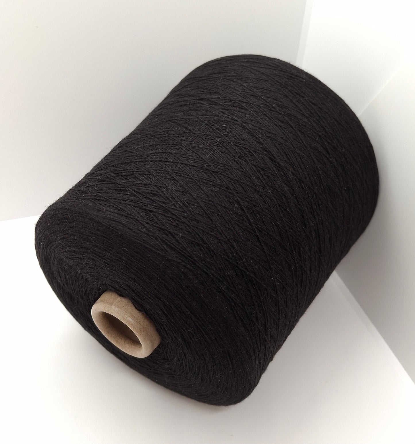100g Loro Piana Cashmere 53% Seta 47% filato italiano colore Nero N.1042