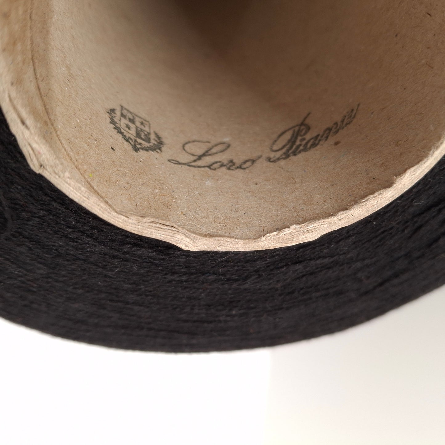 100g Loro Piana Cashmere 53% Seta 47% filato italiano colore Nero N.1042