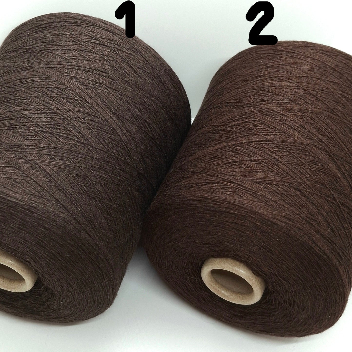 100g Loro Piana Cashmere 53% Seta 47% filato italiano colore Marrone N.1043