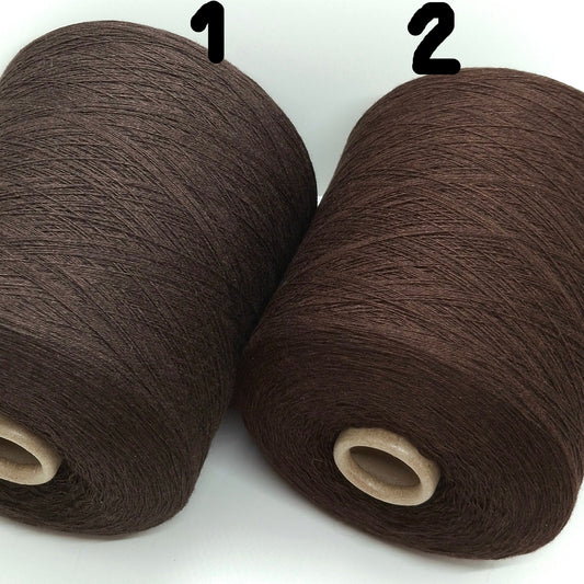 100g Loro Piana Cashmere 53% Seta 47% filato italiano colore Marrone N.1043