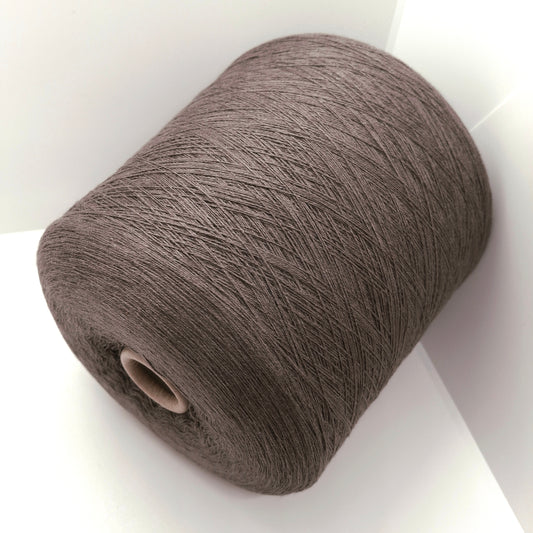 100g Loro Piana Cashmere 53% Seta 47% filato italiano colore Taupe Marrone Grigio N.1044
