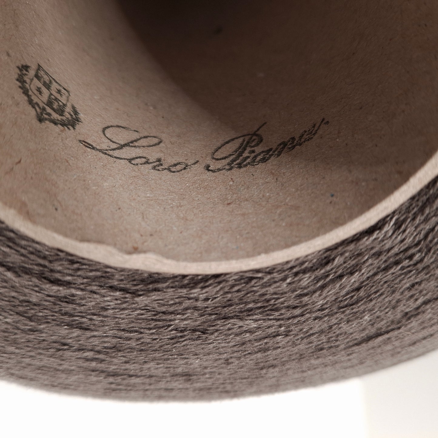 100g Loro Piana Cashmere 53% Seta 47% filato italiano colore Taupe Marrone Grigio N.1044