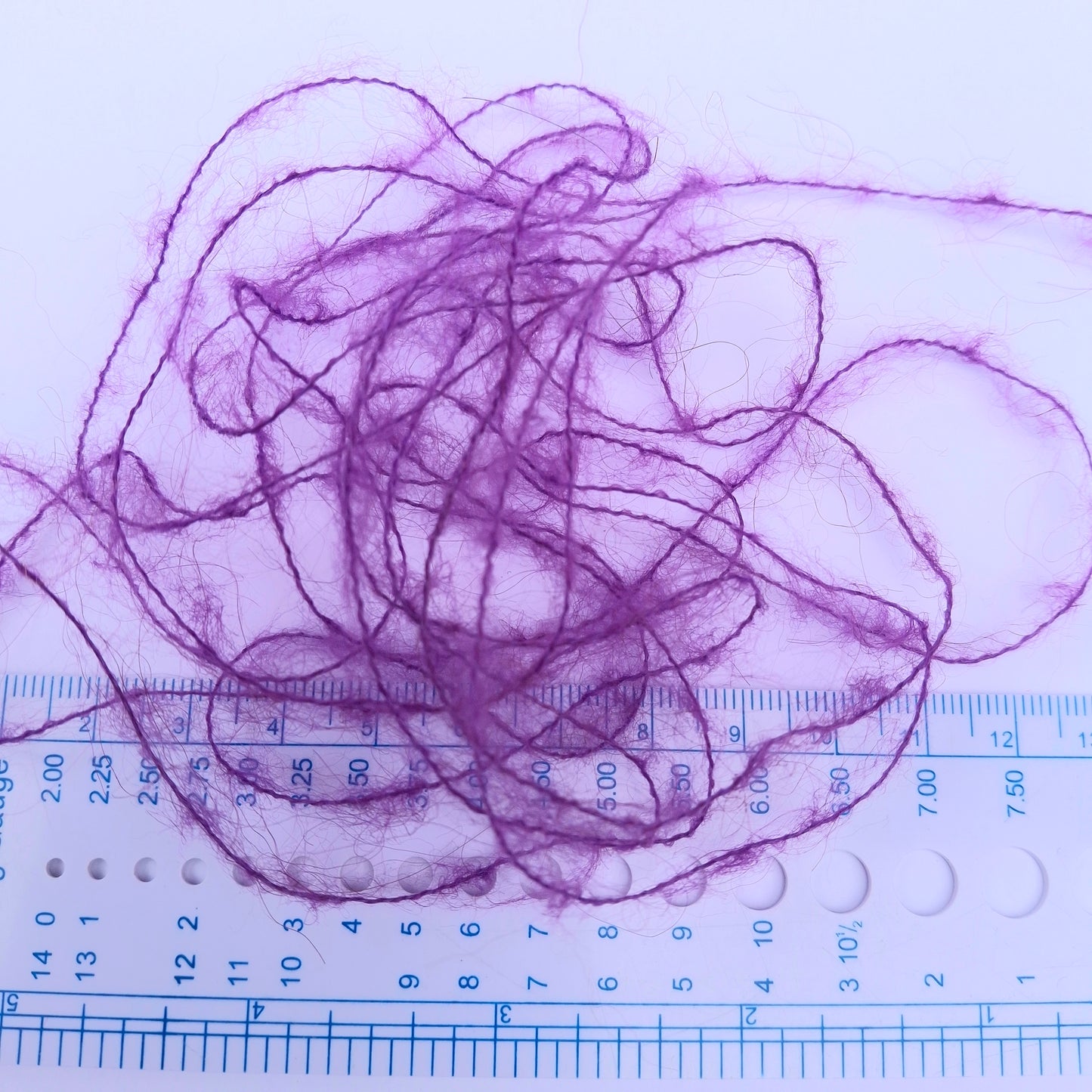 100g Alpaca Spazzolata morbido filato italiano colore Fucsia Viola N.1058