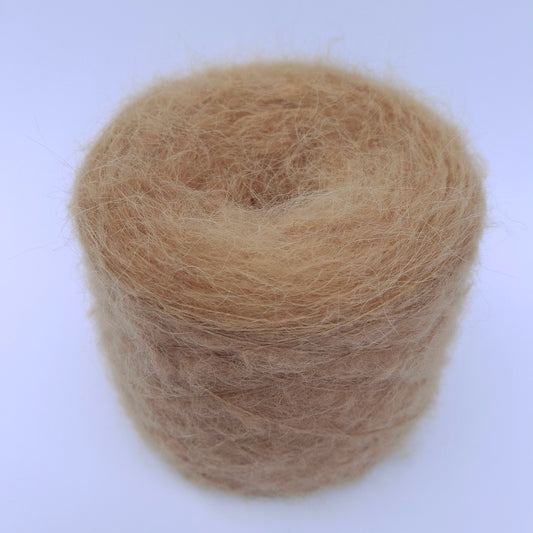 100g Alpaca Spazzolata morbido filato italiano colore Beige N.1061