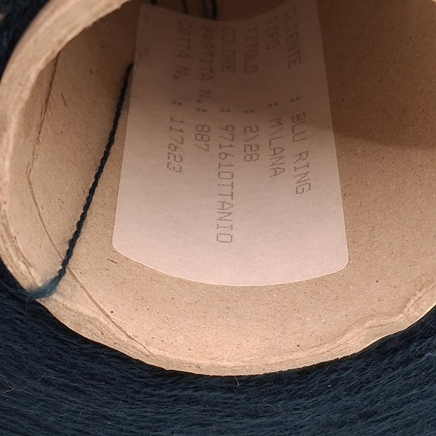 Laine mérinos italienne, coloris bleu océan N° 1068