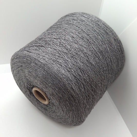 100 g Loro Piana Fil de cachemire et soie italien, coloris gris N. 1082