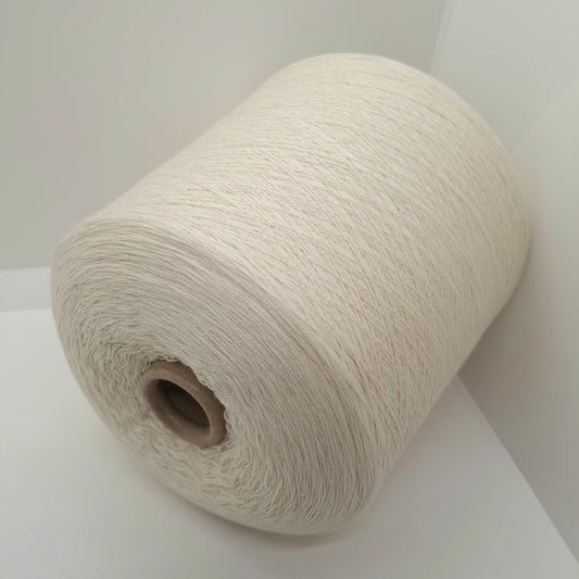 100 g Loro Piana Fil de cachemire et soie italien, coloris blanc N° 1084