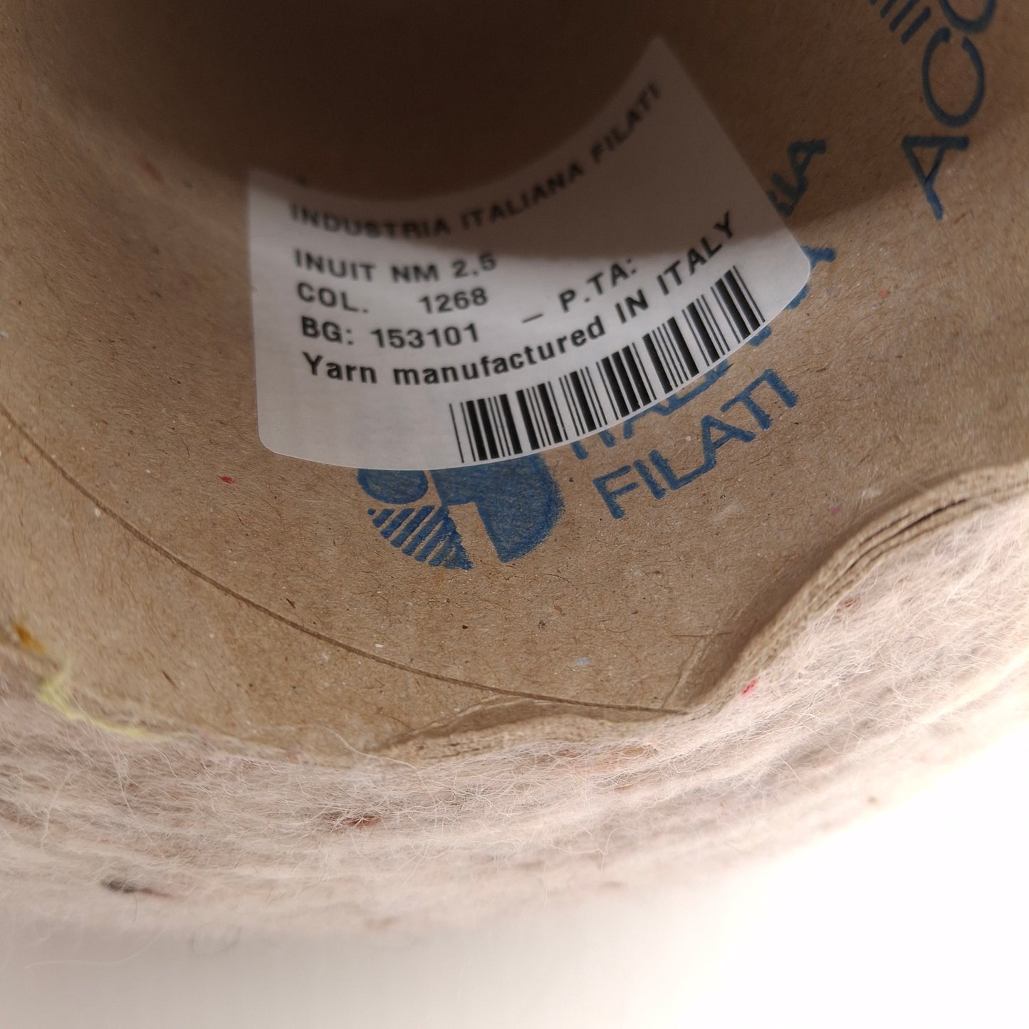 Mohair Wool Chain Italian yarn color Grey N.1076