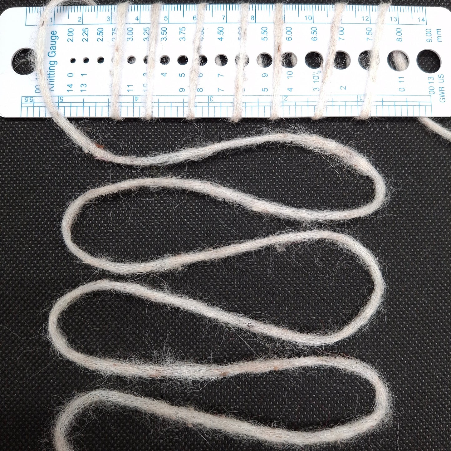 Mohair Wool Chain Italian yarn color Grey N.1076