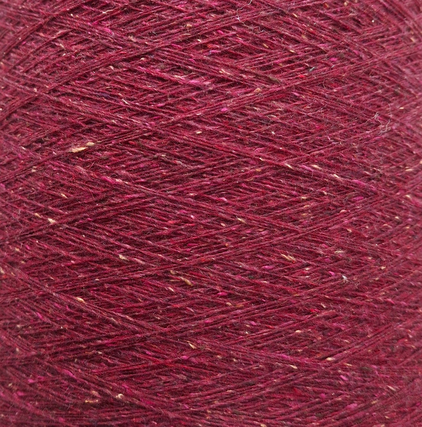 100 g Wollseide-Tweed-Garn, italienische Farbe Bordeaux Nr. 1104