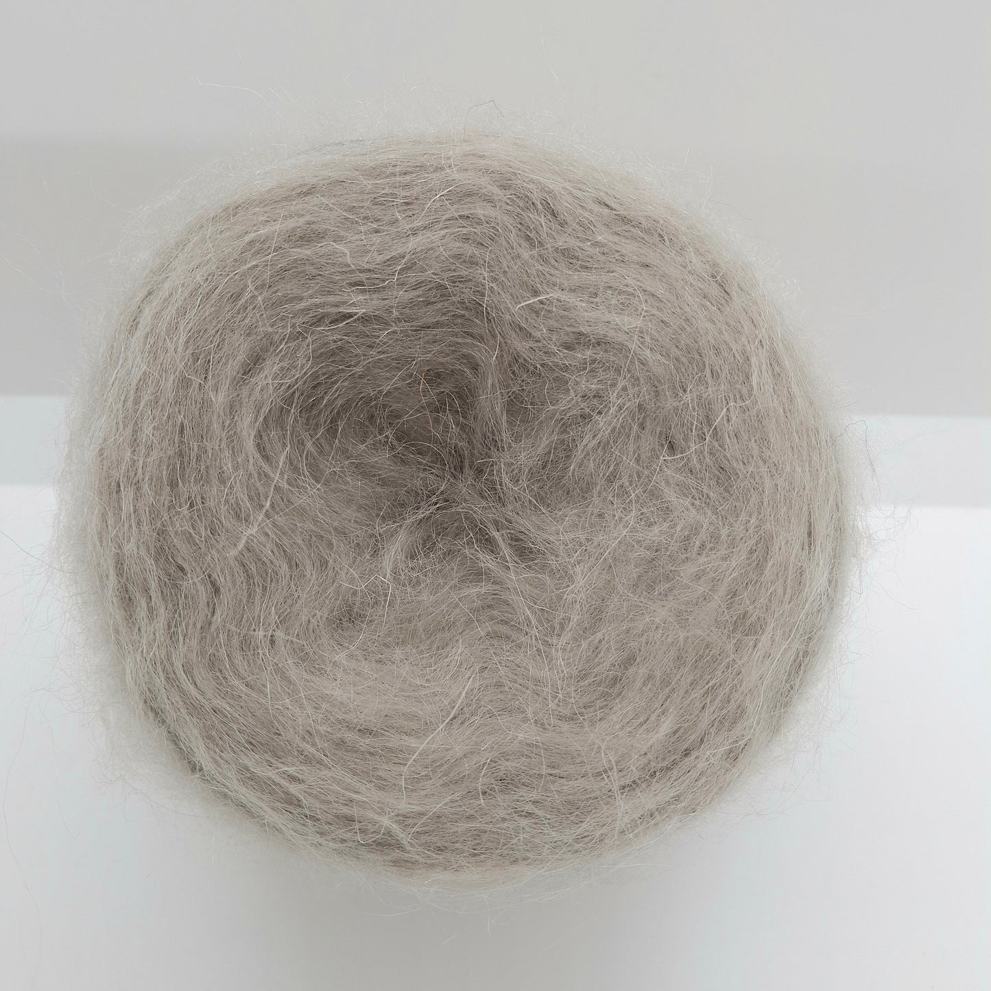 100g Mohair soft Italian yarn color Light Grey N.1095